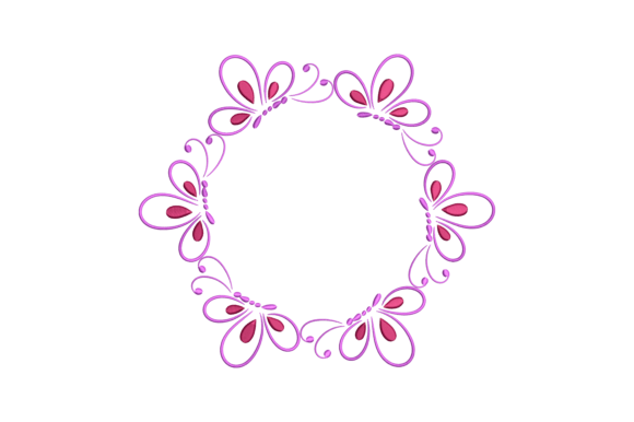 Butterflies Border